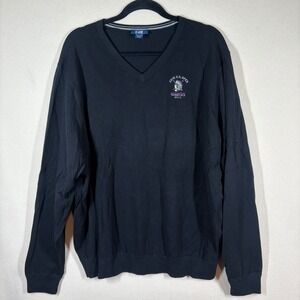 Cutter & Buck 2018 US Open Shinnecock Hills V-Neck Sweater 2X Black Golf Preppy
